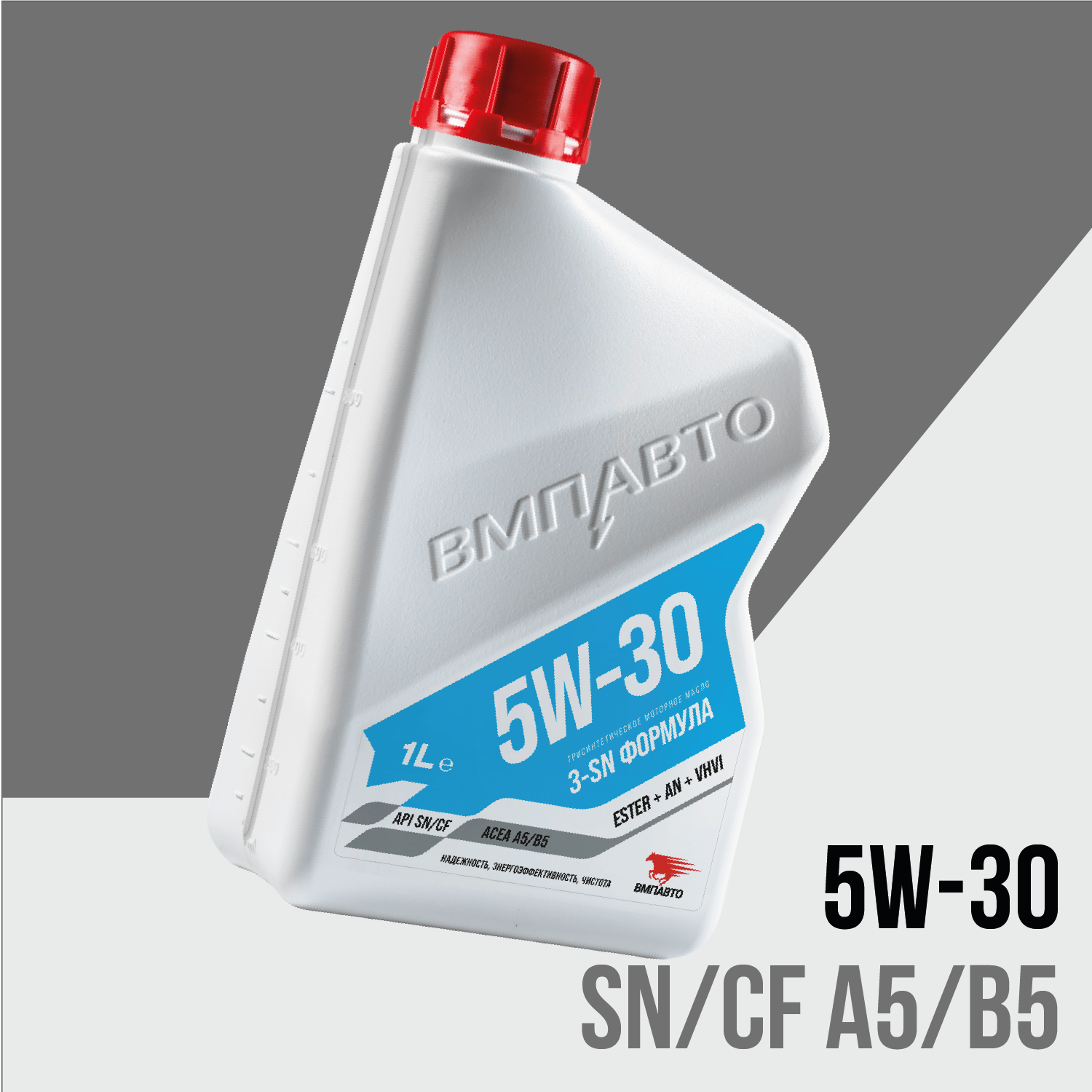 Моторное масло ВМПАВТО 5W-30 API SN/CF A5/B5 Синтетическое - 1 л